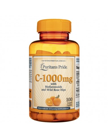 Puritan's Pride Witamina C 1000 mg z bioflawonoidami - 100 tabletek