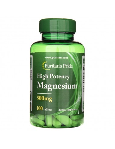 Puritan's Pride Magnez 500 mg - 100 tabletek