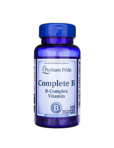 Puritan's Pride Complete B (Kompleks witamin B) - 100 tabletek