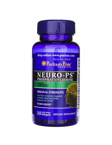 Puritan's Pride Neuro-PS (Fosfatydyloseryna) 100 mg - 30 kapsułek