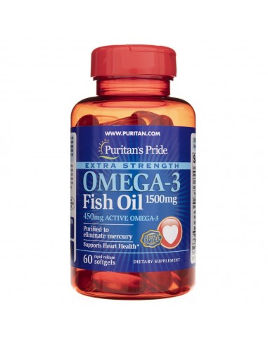 Puritan's Pride Olej Omega-3 1500 mg - 60 kapsułek