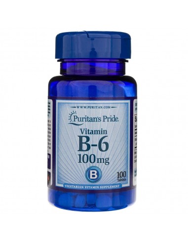 Puritan's Pride Witamina B6 100 mg - 100 tabletek