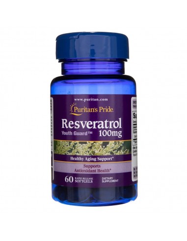 Puritan's Pride Resweratrol 100 mg - 60 kapsułek