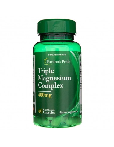 Puritan’s Pride Triple Magnesium Complex 400 mg - 60 kapsułek