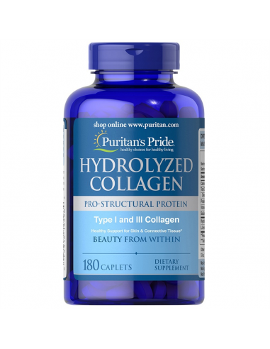 Puritan's Pride Hydrolizowany Kolagen 1000 mg - 180 tabletek